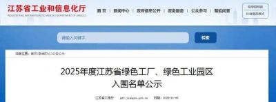 喜报！江苏博猫游戏化工、江苏馨瑞香料双双入选2025年度江苏省绿色工厂